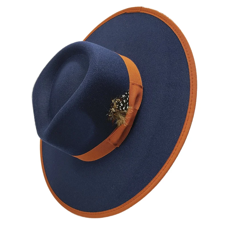 Женская шерстяная фетровая шляпа