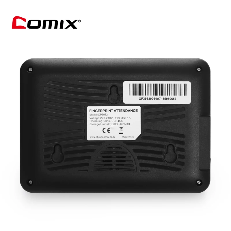 Biometric and Finger print Employee Recognition temperature scanner and time Electronic Attendance Machine For Comix