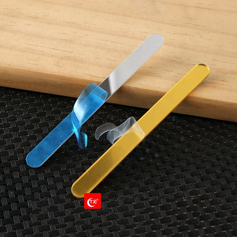 
TX 3MM Gold SIlver Rose Gold Mararon Acrylic Ice Cream cakesicle sticks Custom Popsicle Sticks,Birthday,Baby Shower Baking Tools 