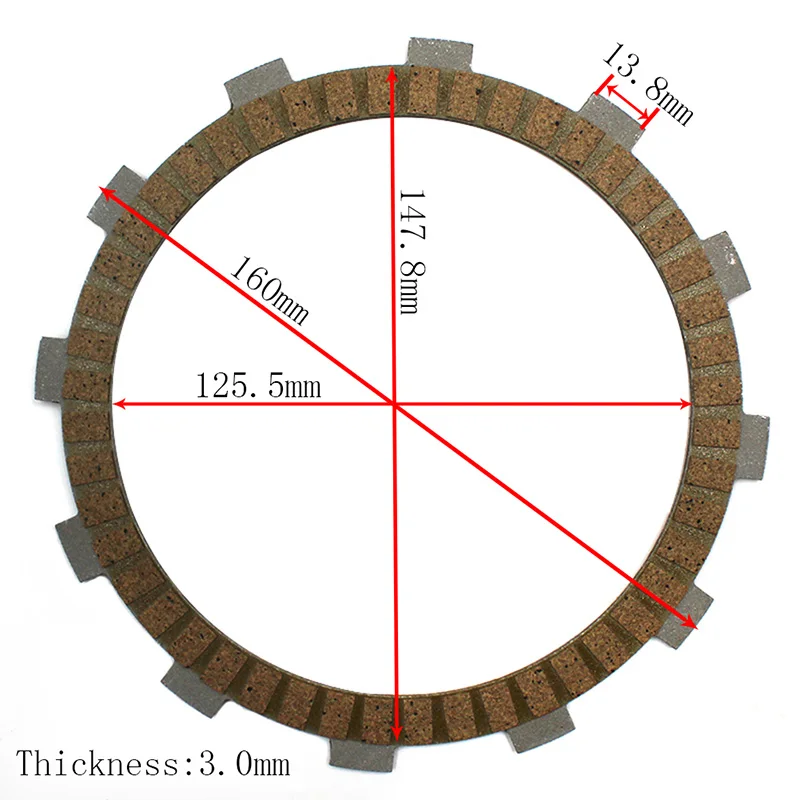 Paper based Motorcycle Clutch Friction Plate Disc set For KTM 690 R SM Enduro 690SM SMC SM-LE Limited Edition SMR 690SMR DAKE