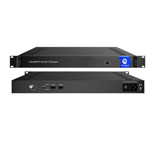 Hot sale  DVB-T modulator catv  IP dvb modulator dvb-t hotel tv  IP  8 in 1  RF DVBT Modulator COL5608P