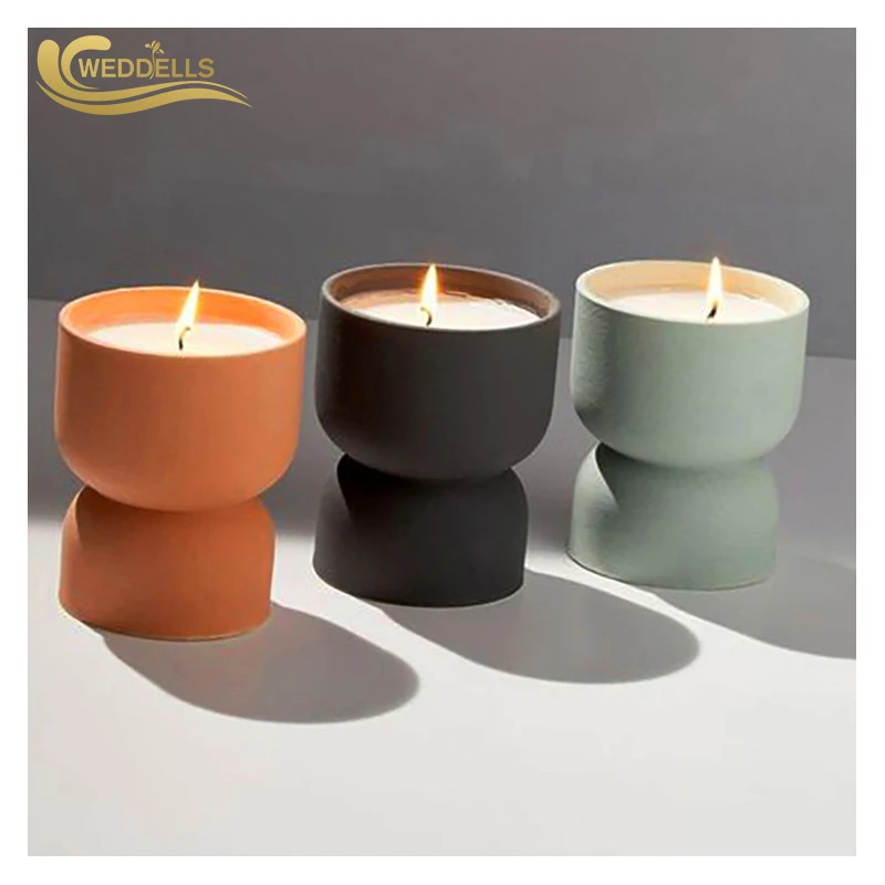 Floral Decorative Spirituality Scented Spiritual Aroma Candle Vessel