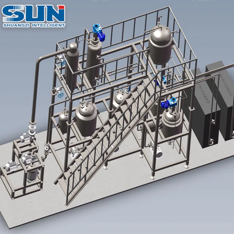 Highly Efficient Industrial Lactic Acid Distiller Short Path Molecular Distillation Equipment