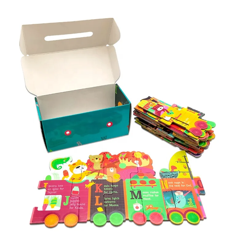 Hot Sale Irregular Shape Animal Jigsaw Puzzle custom puzzles for kids Wholesale Custom Puzzles With Box Packaging