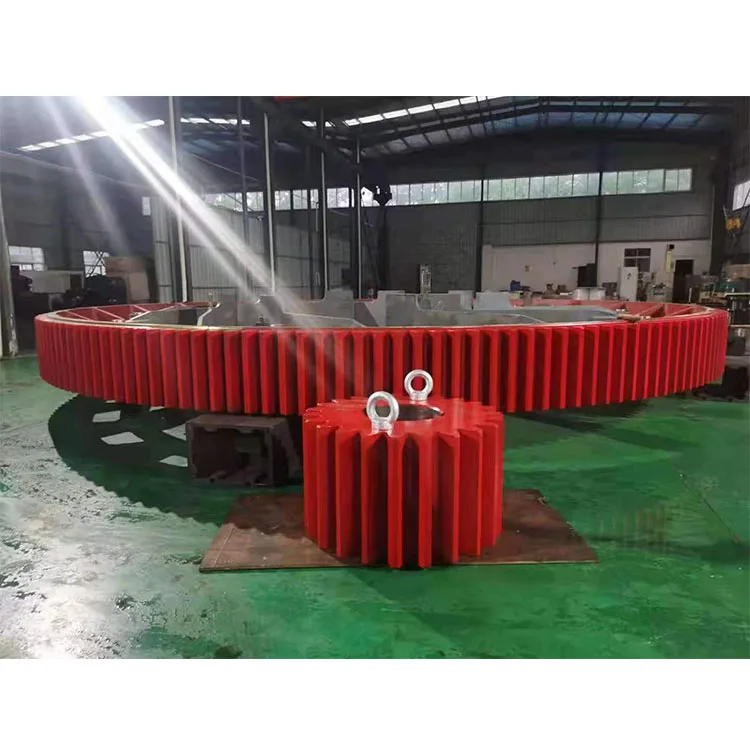 OEM Forging Services Heavy Duty Big Module Rotary Dryer Straight Tooth Alloy Carbon Steel Gear Ring