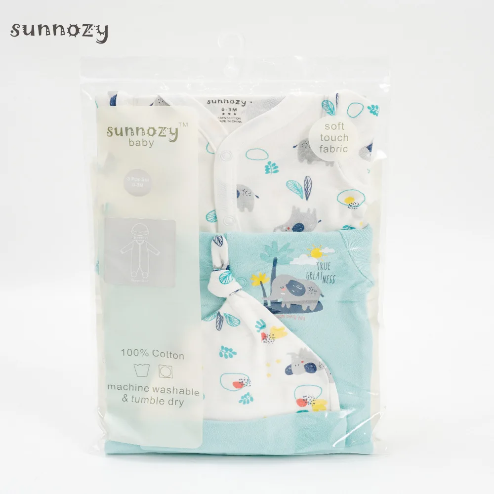 Wholesale Newborn Babies   Pure Cotton long sleeve Clothing Sets and hat  bodysuits fashion cute New Born Baby Clothes Set