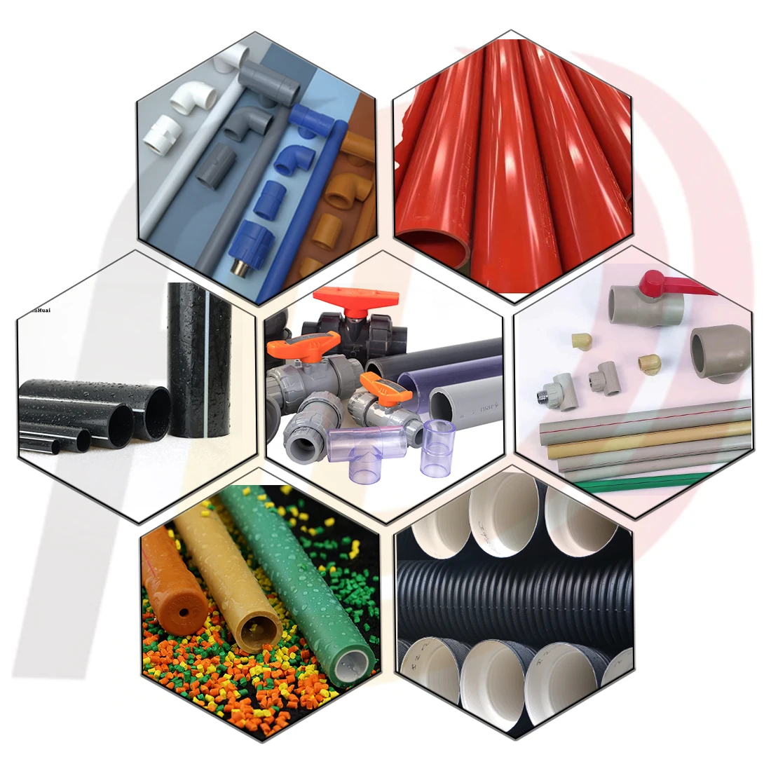 Factory Outlet Dianhuai ANSI DIN JSA TIS GB AS PVC PE PPR HDPE UPVC CPVC Pipe Fittings Tube For Plumbing