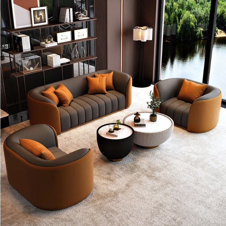 Italian design Home furniture simple luxury design living room furniture fabric set of sofa for home