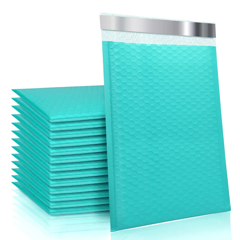 Конверты Bubble Mailers 6x10 дюймов 50 шт. зеленые Мятные сумки для доставки шикарные упаковочные маленьких деловых цветных конвертов