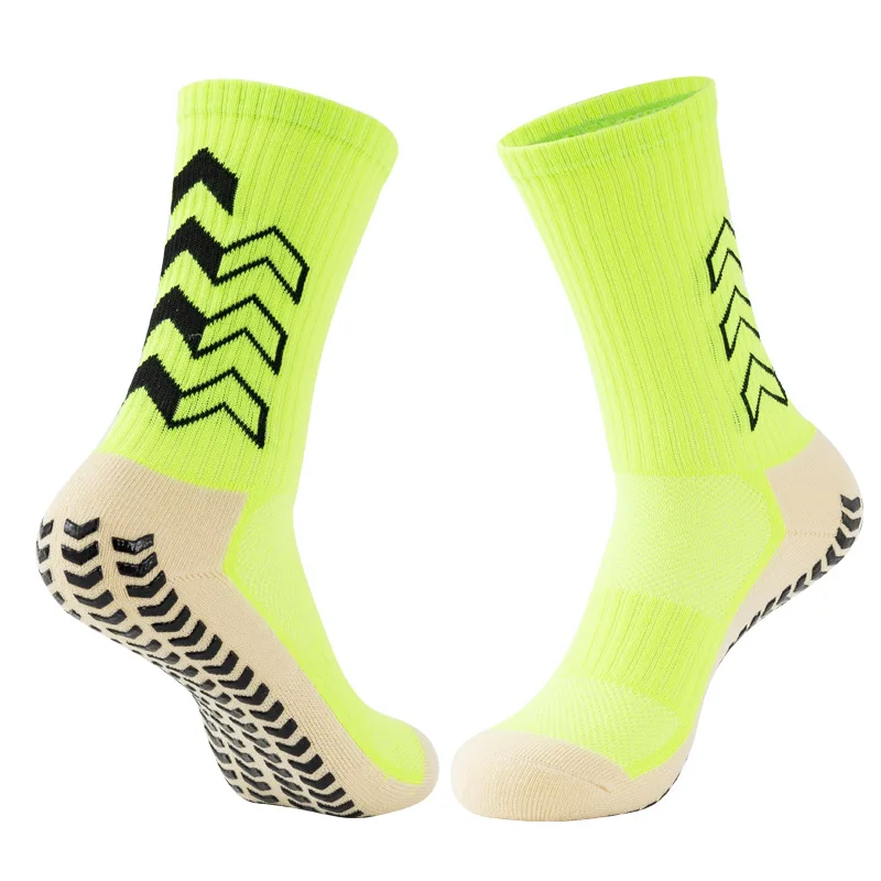 Wholesale Anti Slip Sock Non Slip Soccer Grippy Sport Football Grip Socks Adult Anti Skid Socks