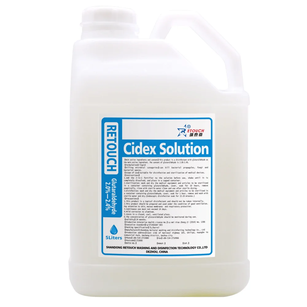 High-Quality 2% Glutaraldehyde Solution Cidex Solution for Disinfection of Hospital Equipment