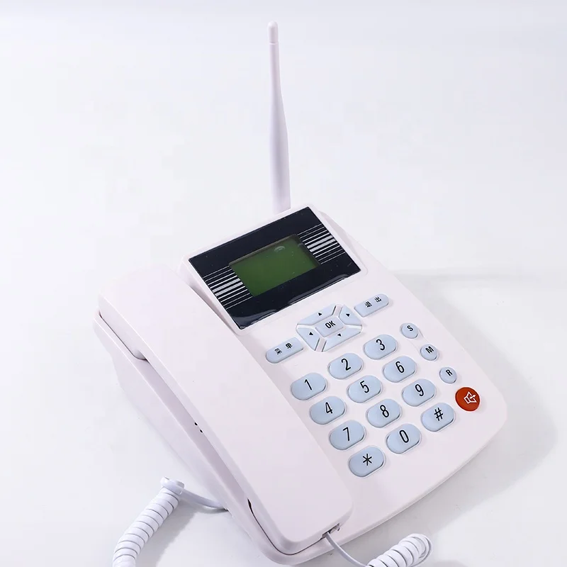 Custom telephones & accessories fixed wireless terminal desk land phone dtmf caller GSM 4G cordless telephones