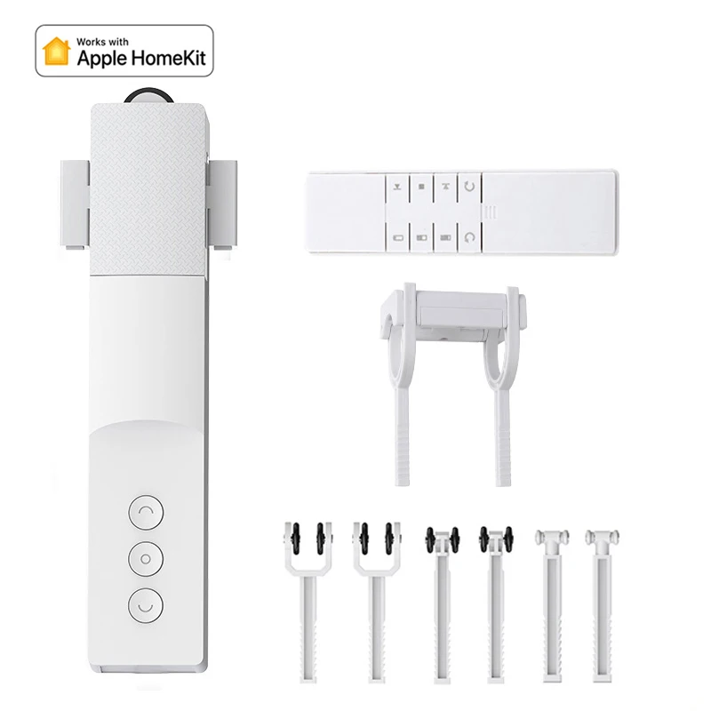 Zemismart Homekit Smart Curtain Robot Tuya Zigbee SmartLife Google Home Alexa Voice Control Electric Curtain Dual Open Robot