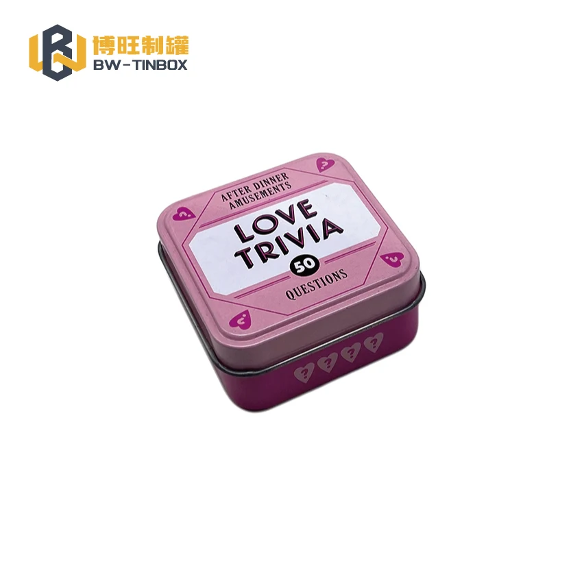 Custom cookie tin can caned food tin packaging metal boxes embossed cookie tin jars