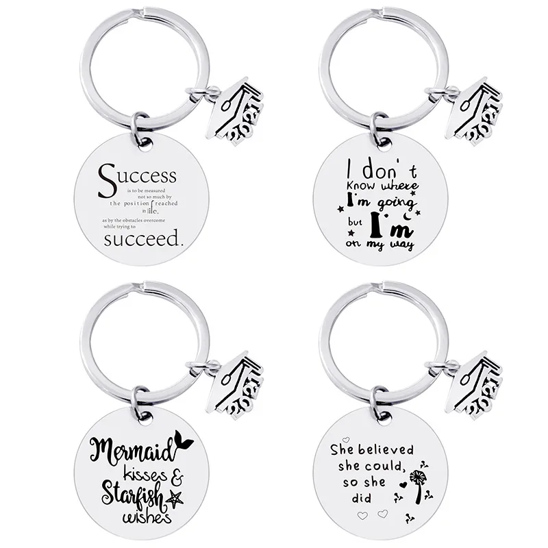 Stainless Steel Senior Graduate 2021 Graduation Gift My Story is beginning and so the adventure begins Key Rings Key Chain