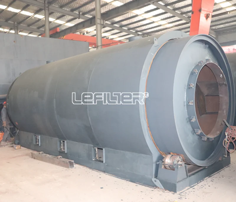 plastic to oil machine recycling plant with instruction installation