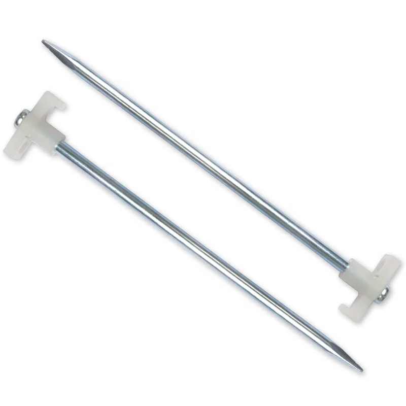 AceCamp glow in  dark steel tent pegs tent stakes for  backyard garden Outdoor Tent Camping Fishing Hunting Hiking Backpacking