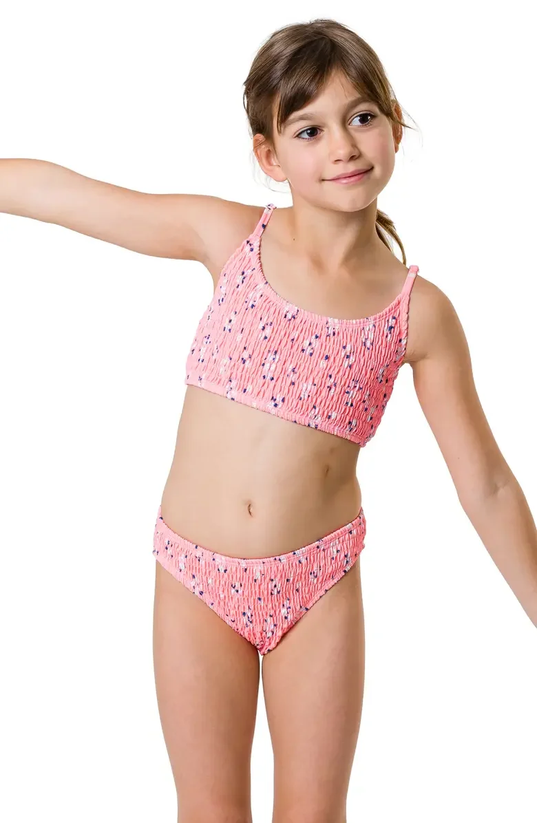 custom design kids girls bikini 2 pieces kids swimsuit  high quality girls swimwear 12 year old girl bikini