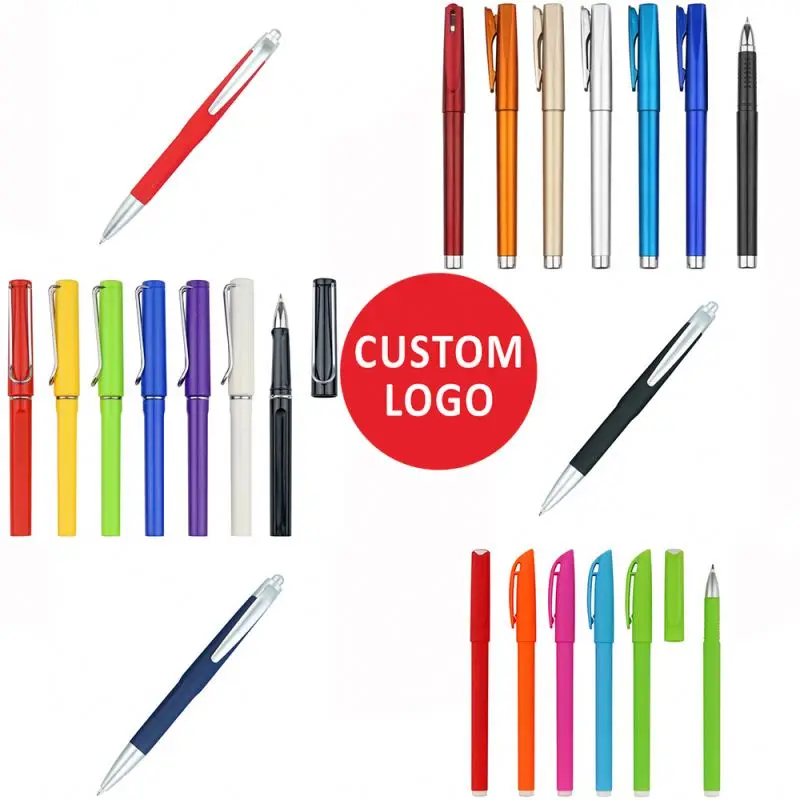 Logo Projection Promotional Flashlight With Different Color Mini Metal Custom Bic Pens Ballpoint Pen