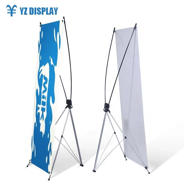 Custom Advertising  portable  X Banner Stand for Trade Show Low Price  X Stand Banner