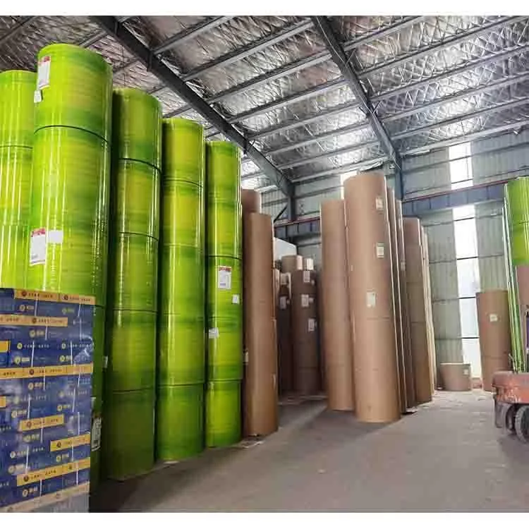 Wholesale A4 Copy Paper Jumbo Roll 80gsm Paper White Raw Rolling Printing Papers Factory Price