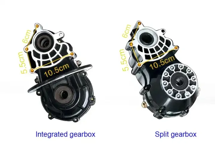 1000W 1800W 48V 60V 72V Средний мотор комплект для трехколесного велосипеда