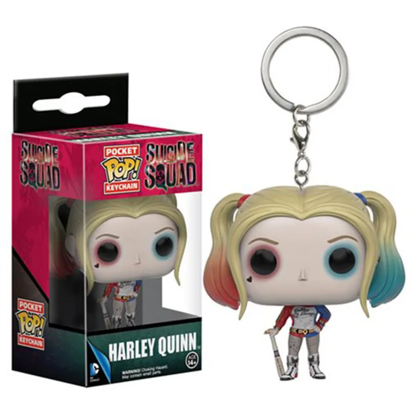 Экшн-фигурка Funko Pop отряд самоубийц Квинн Бэтмен Джокер Харли брелок игрушки 4