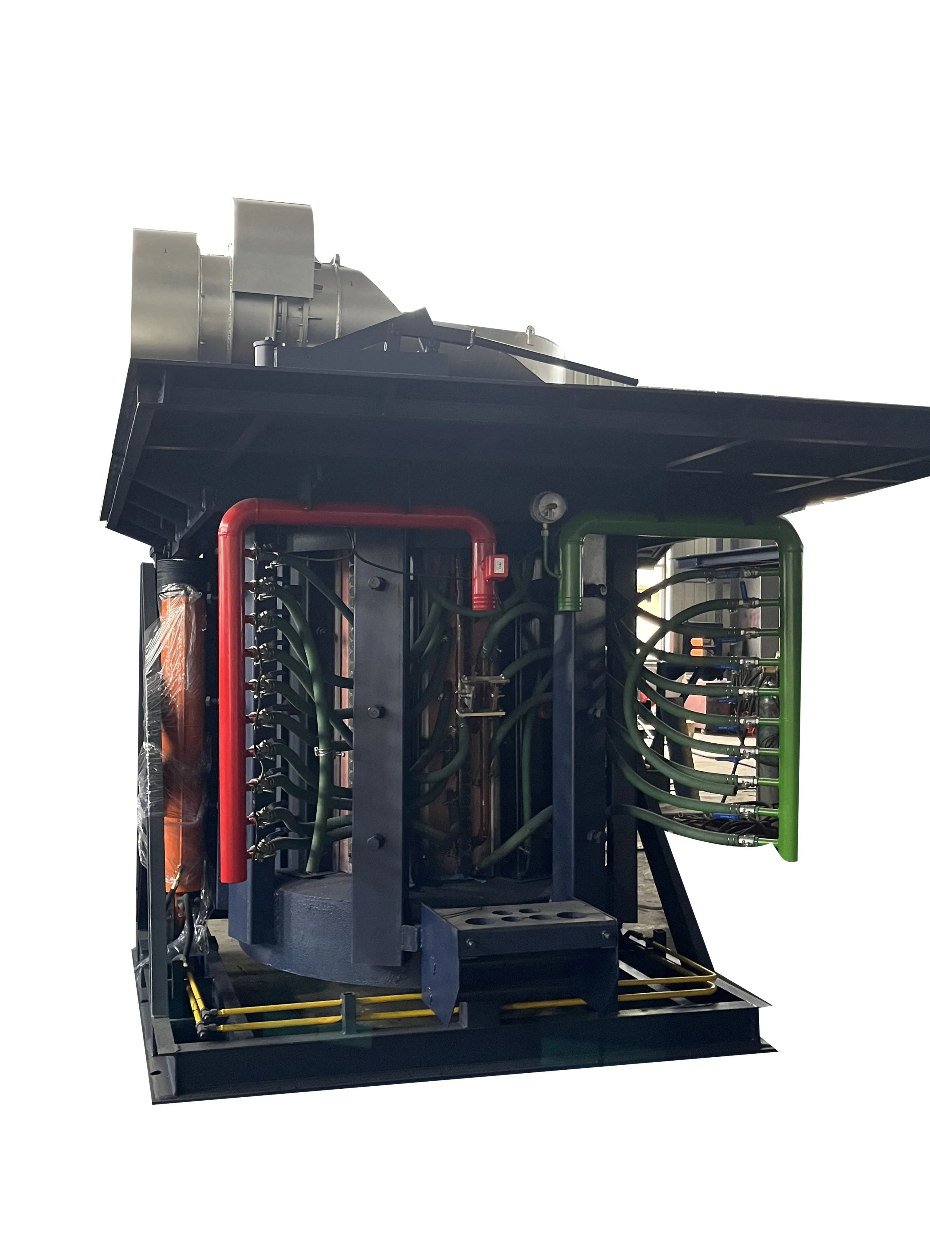 500KG VIP medium frequency power supply induction furnace for melting iron copper aluminum steel