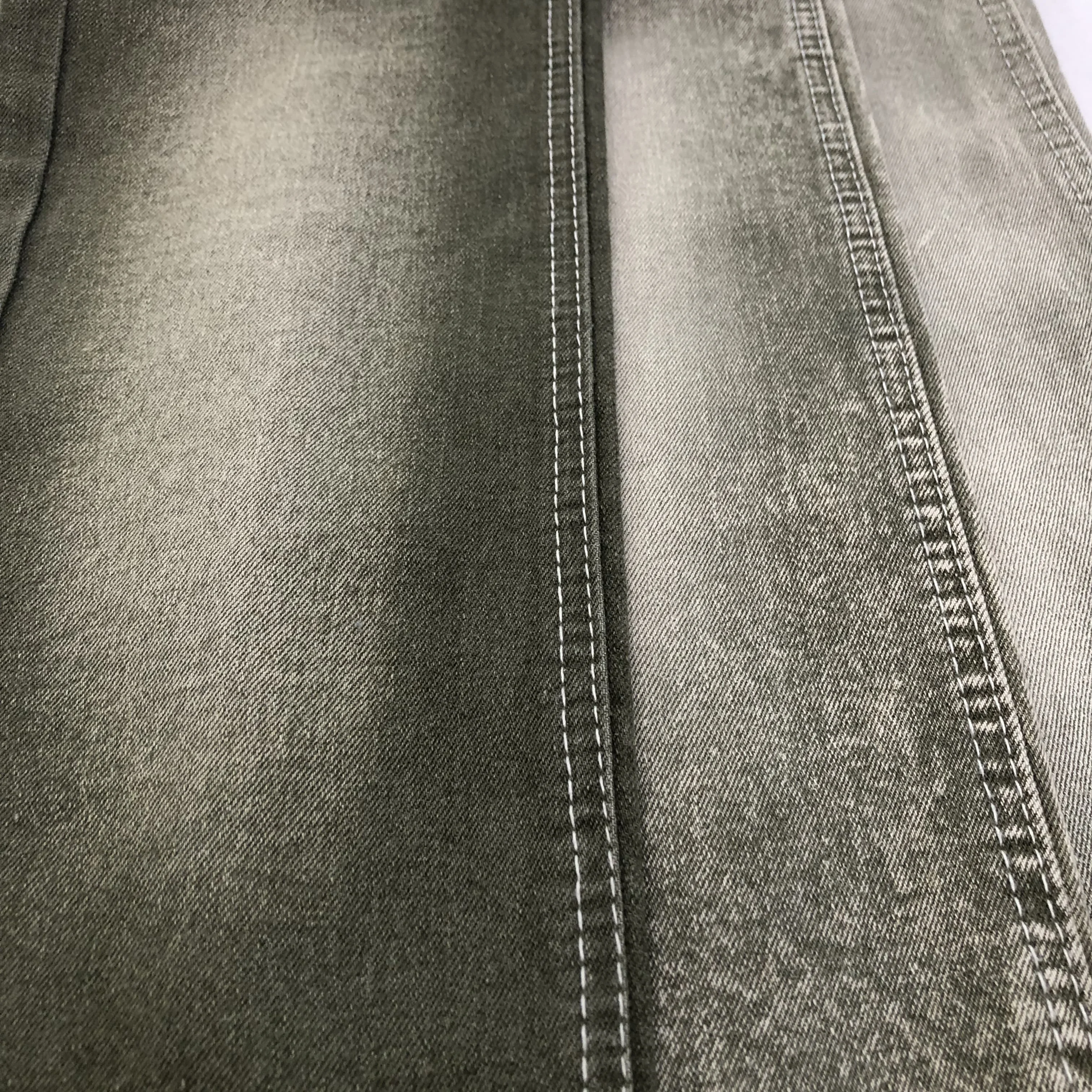 Custom Wholesale Colored Denim Fabric Jean Clothes Material Blended High Stretch Denim Fabric