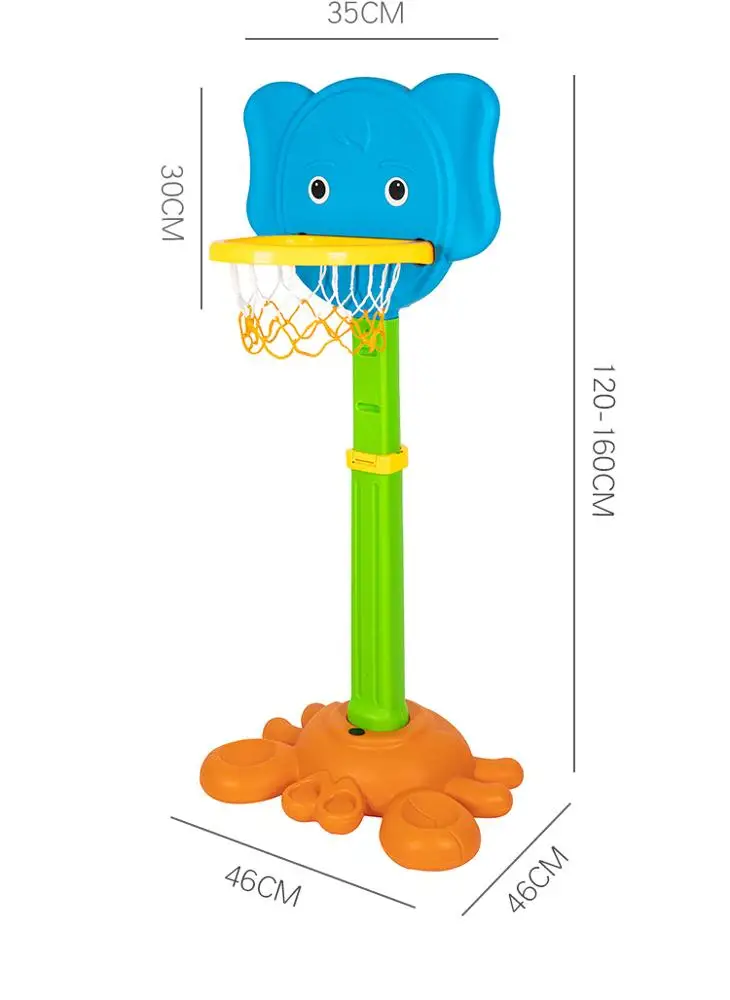 
Home Use Games Sports Adjustable Plastic Standing Basketball Frame 