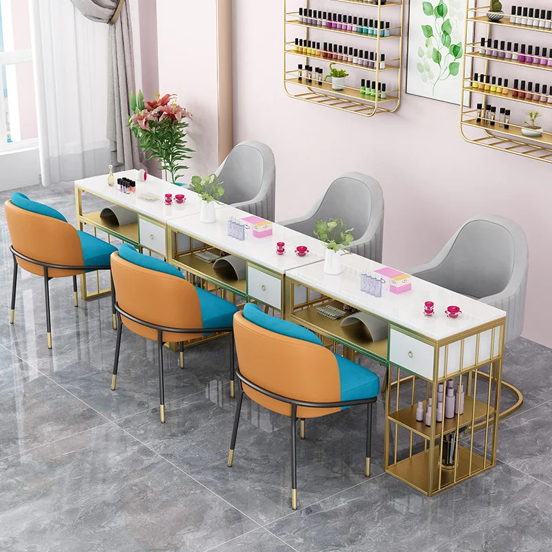 Manicure Table Nail Salon Furniture Portable Nail Manicure Table