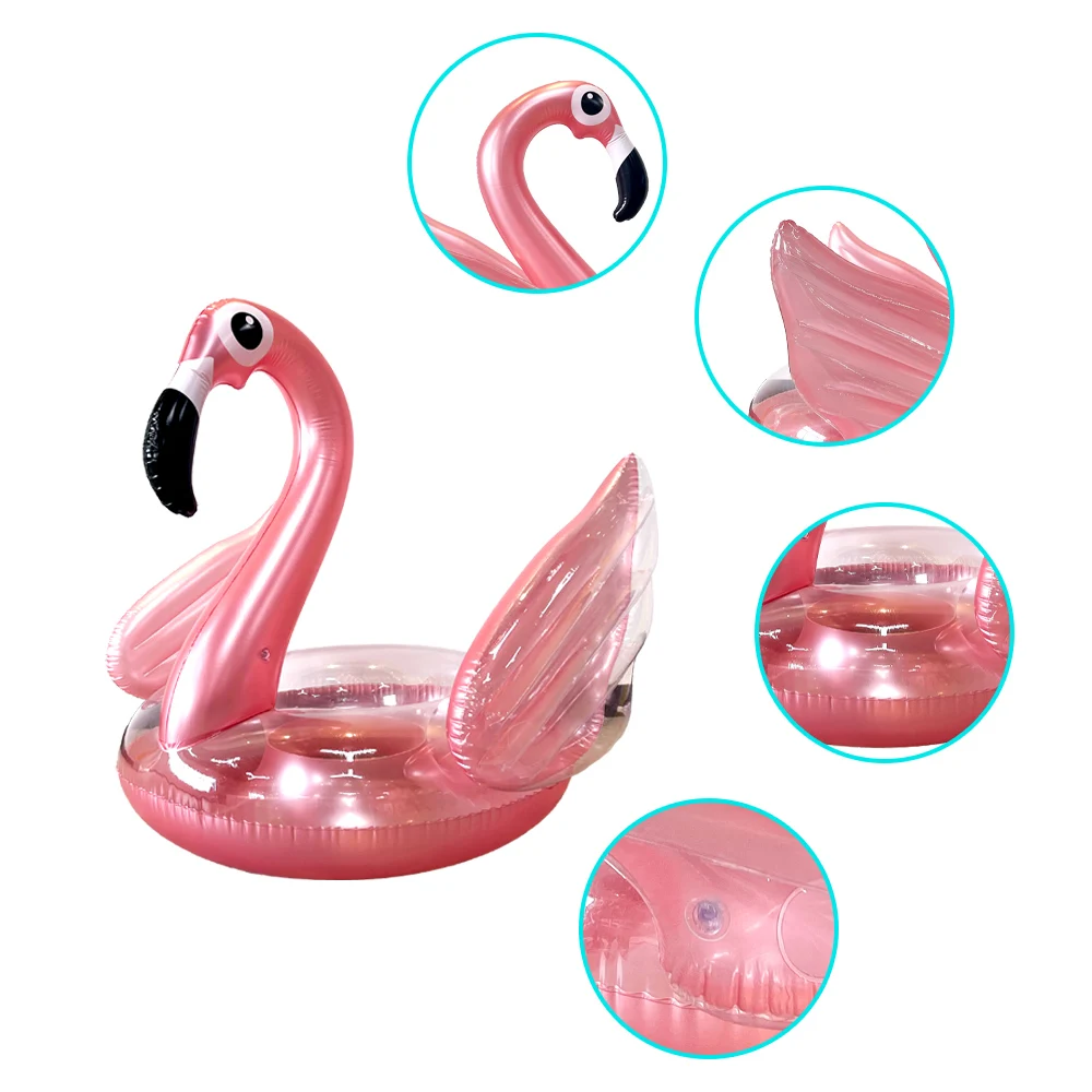 Flamingo Inflatable Pool Float Summer Adult Large Rose Golden Swan Pvc Water Fun Mattress Toys