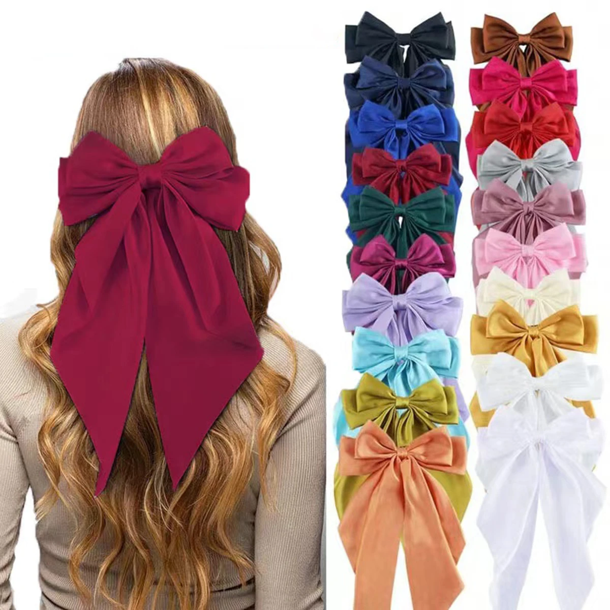 New Product Hair Bows For Girls Accessories Bow Clips Hair Accessories