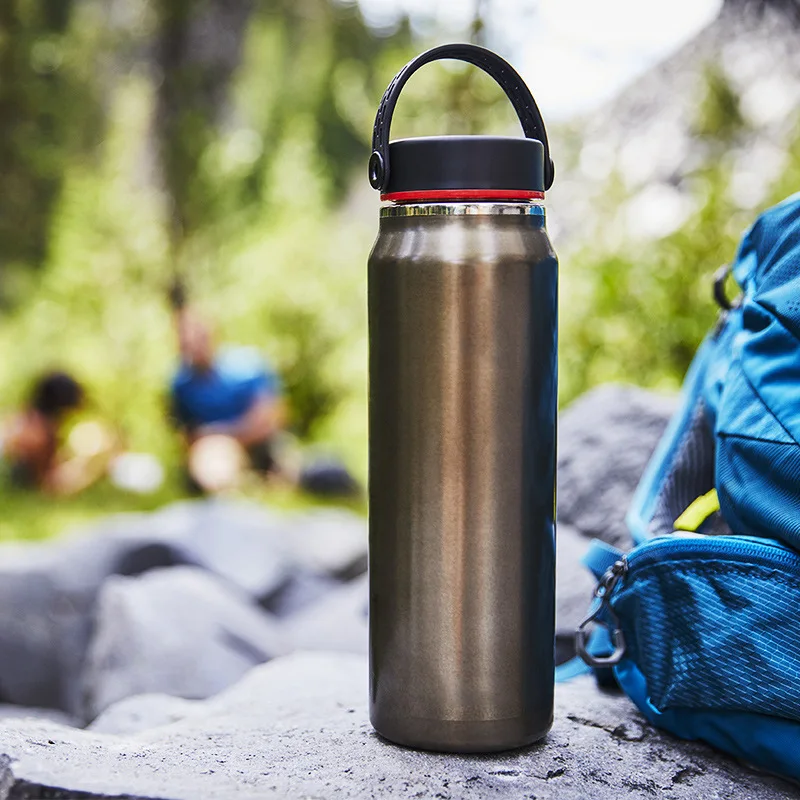 32oz Portable Sports Insulated Stainless Steel Water Bottle BPA Free Travel Thermal Drink Logo Cold Thermal Performance 1000ml