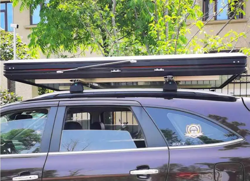 4x4 Design Car Camping Triangle Aluminum Hard Shell Roof Tent for Sale