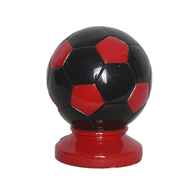 Custom logo Piggy Bank Sports Souvenir Saving Box Football Shape Resin Money Bank for Promotion Gifts