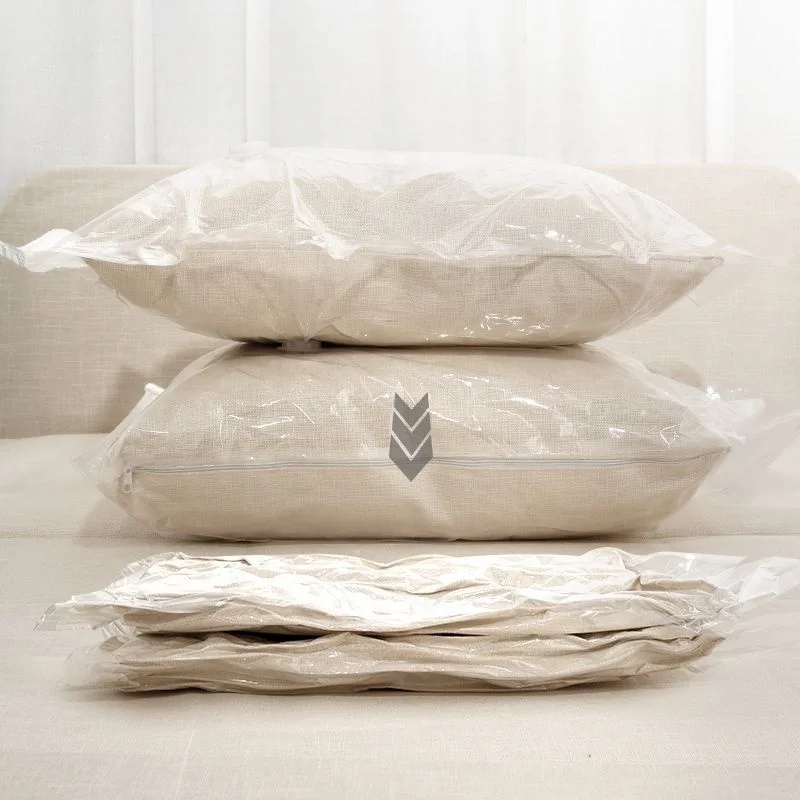 Custom Premium Household Strong Space Saver Vacuum Compression Cube Storage Seal Bag For Clothes