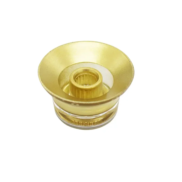 Gold PlasticTop Hat Bell Style Guitar Bass Top Hat Bell Speed Knobs for LP Electric Guitar Replacement Parts