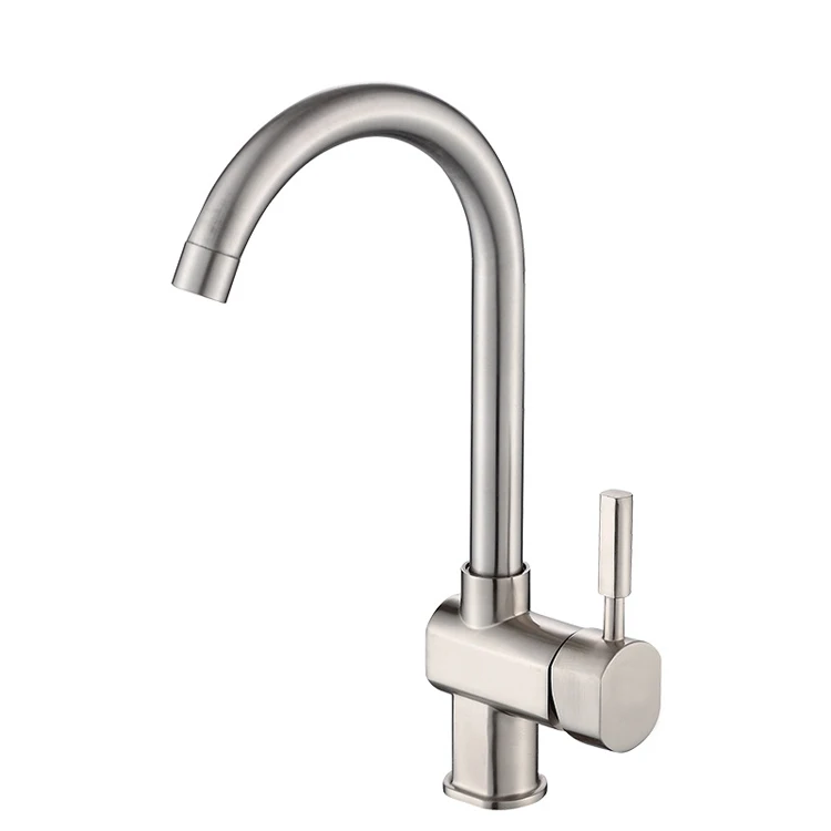 China Manufacturer Single Item Laboratory Water Faucet 304 Stainless Taps Hot And Cold Water Mixer Dispenser