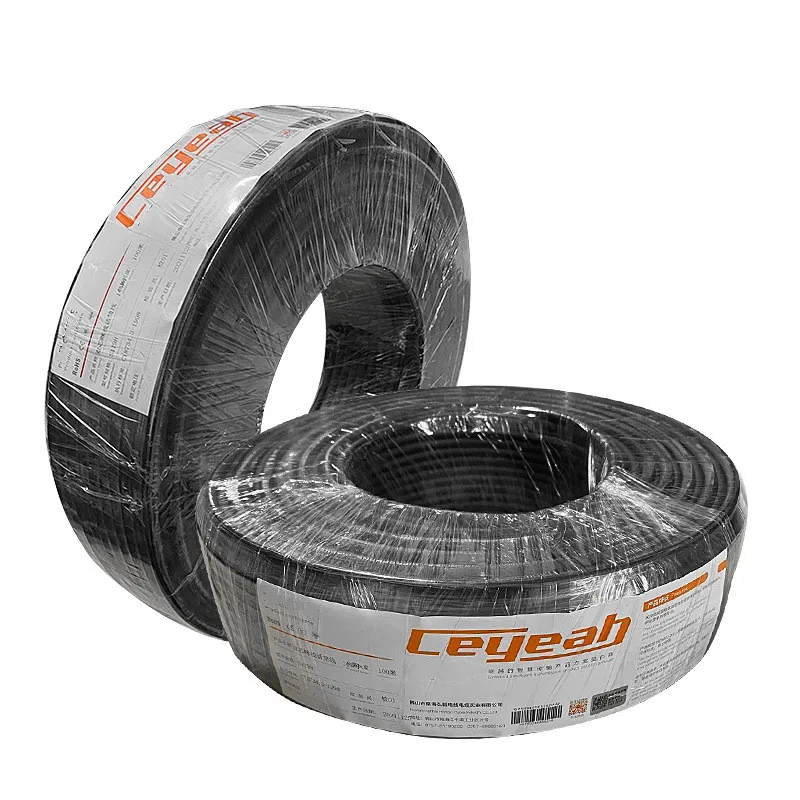 Home Theater XLR Audio Cable Factory Flexible Shielded Low Noise OFC Copper Hifi Speaker Wire 100m Roll Microphone Cable Wire