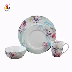 GXKC 16pc indian royal premium porcelain crockery china dinner sets
