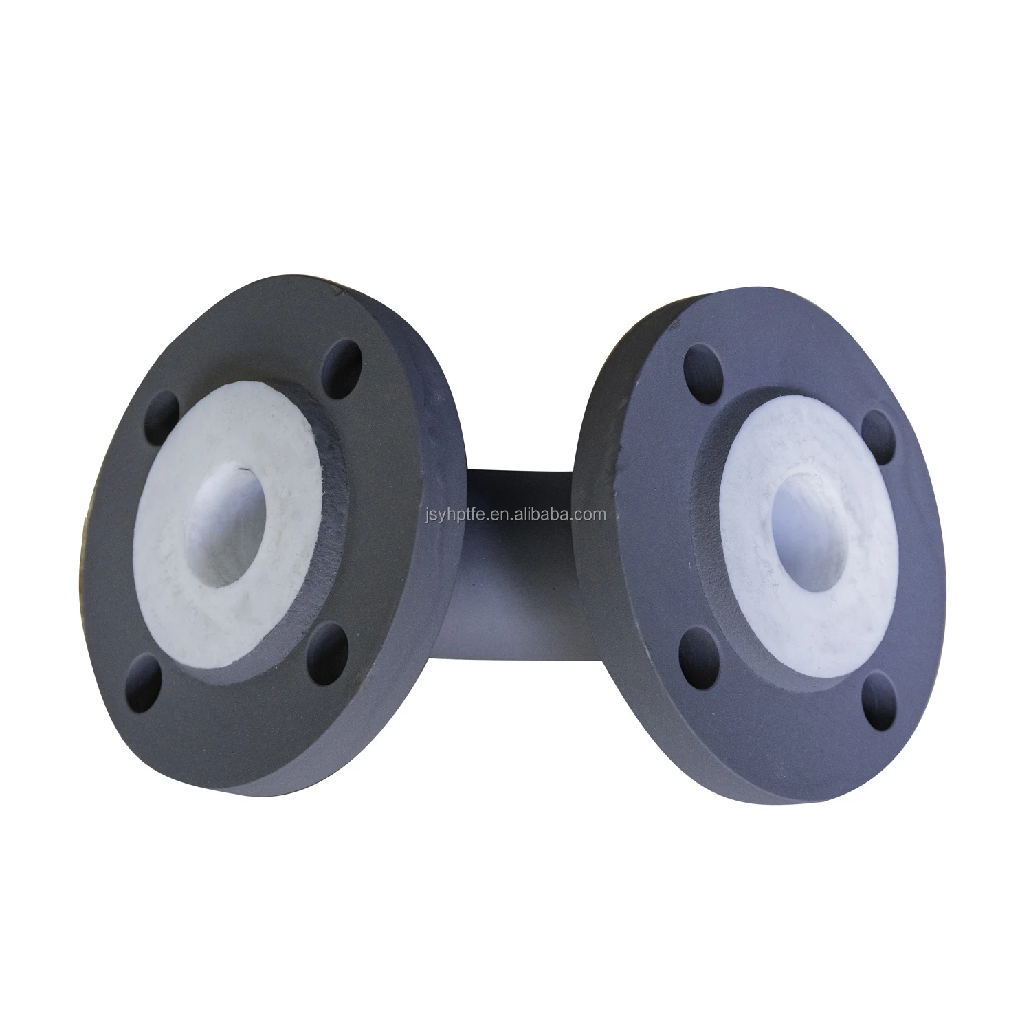 DN16mm-1000mmPlastic PTFE lined Flat flange pipe PFA Lined tubes and elbows for chemical fluid flowing usage