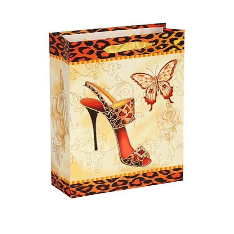 Custom Luxury Shopping Paper bags with Your Own Logo for Shoes