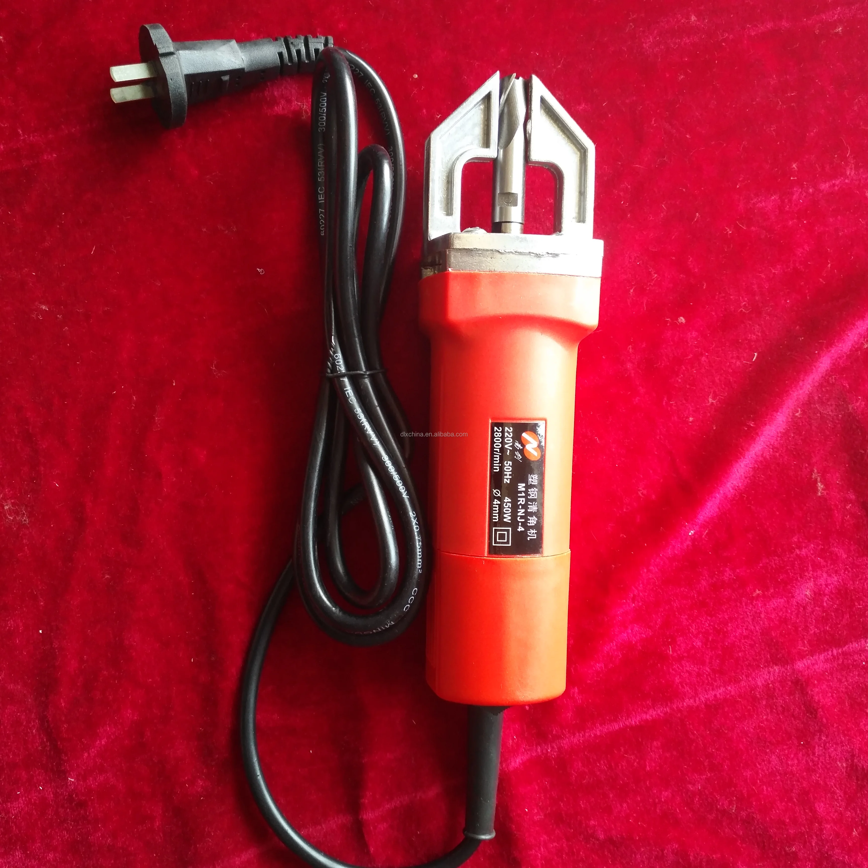 UPVC door profile electric super portable corner cleaning machine tool device for upvc windows and doors
