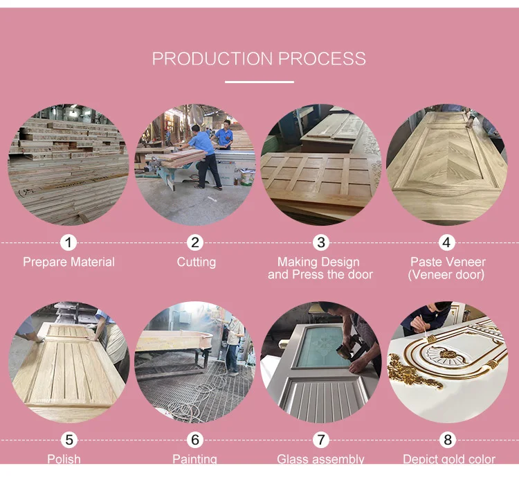 Modern flush design frameless interior wooden door hidden door 