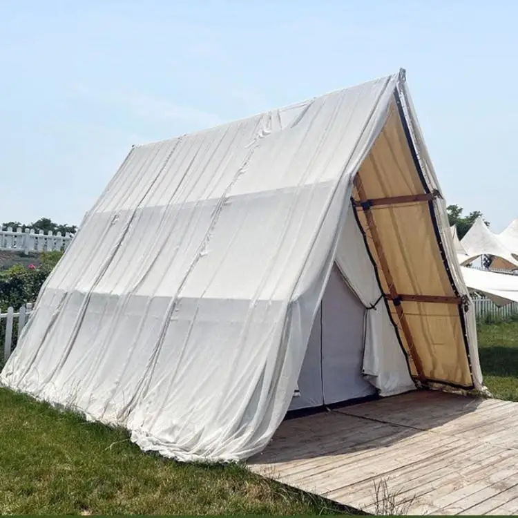 Light Luxury Outdoor Herringbone Tent Fashionable and Easy to Build Sun-Proof High-Quality Tent