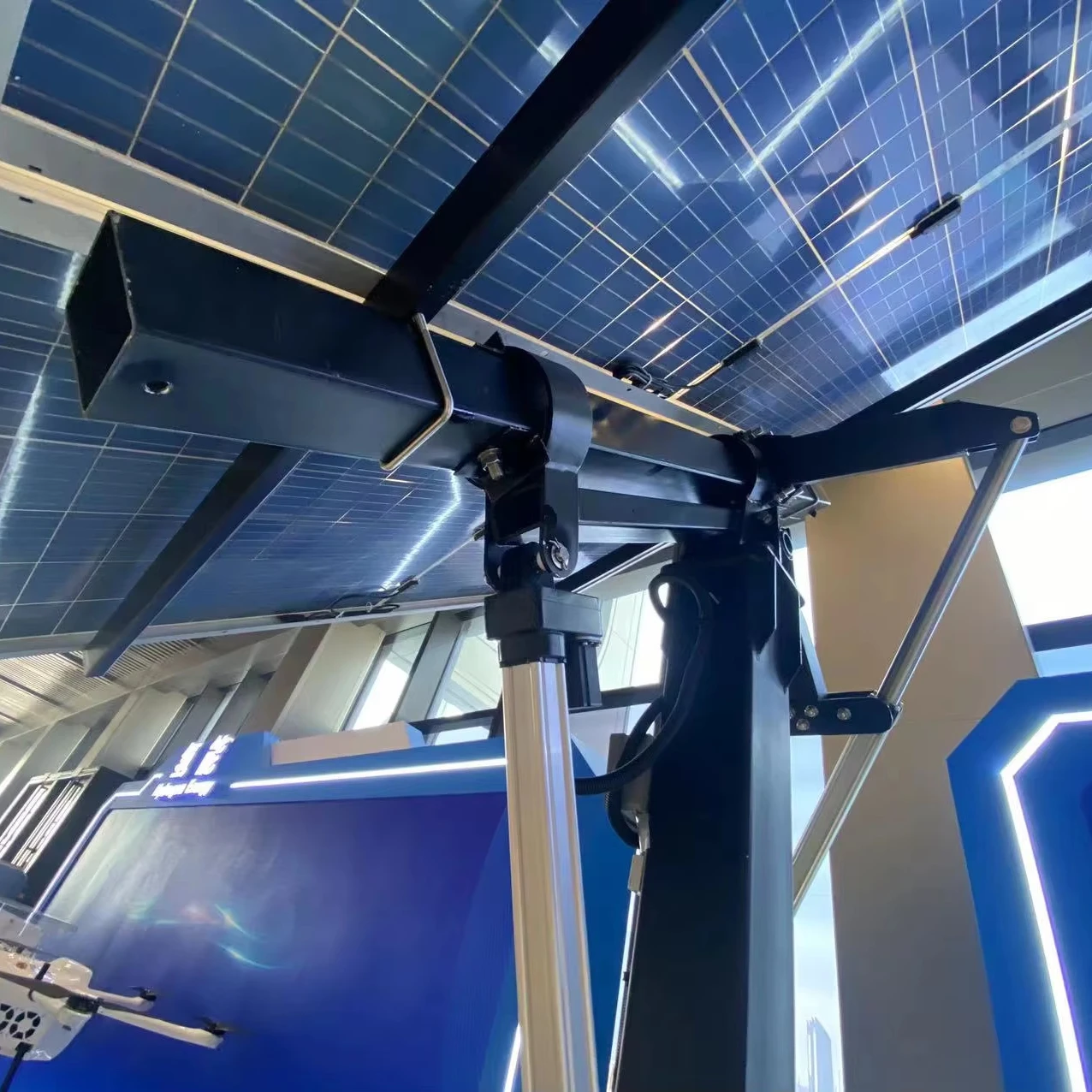 Hot sale Solar Tracker 6KW Hot Selling Low Price Automatic Solar Tracker Sun Power Dual Axis 8 Panels solar tracker dual axis