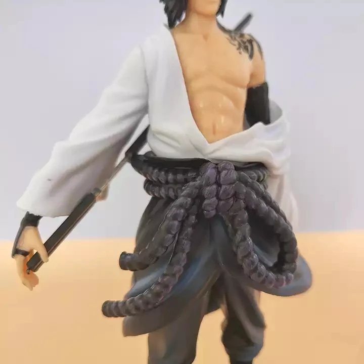 23cm Hot Selling Statue Model Toys GK Uchiha Sasuke Narutos Action Figure Collectible Anime Figure