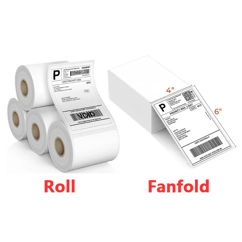 Wholesale Thermo 100x150 4x6 Shipping Printer Label Self Adhesive Waybill Sticker A6 Thermal Paper 500 Pcs Per Roll