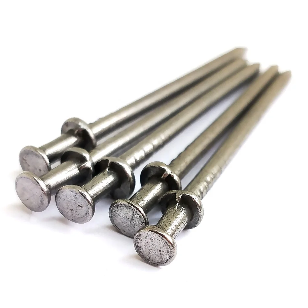 
China Factory Polish Galvanized Two Double Head Wire Duplex Nail 